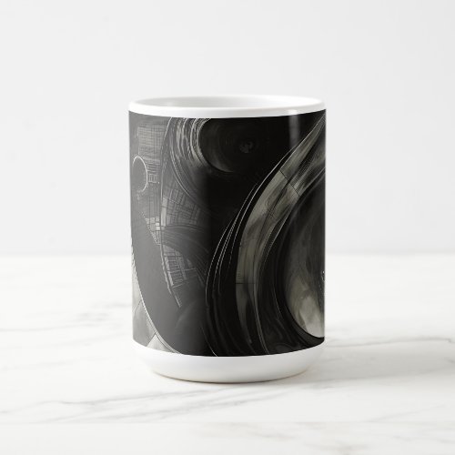 Newspaper Black And White Background Coffee Mug