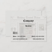 Newspaper Business Card (Front/Back)