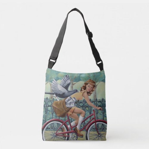 Newspaper Girl Crossbody Bag