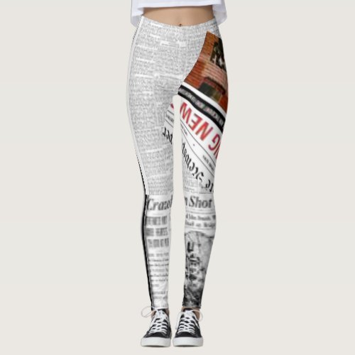 Newspaper Leggings