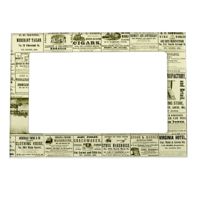 newspaper magnetic frame (Front)