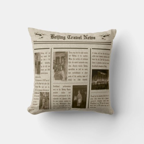 Newspaper Pillow