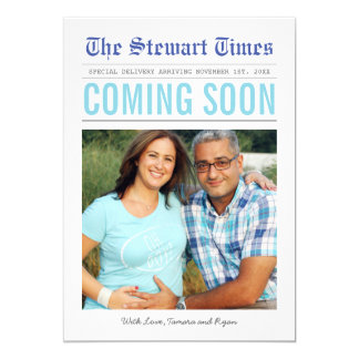 Newspaper | Pregnancy Announcement