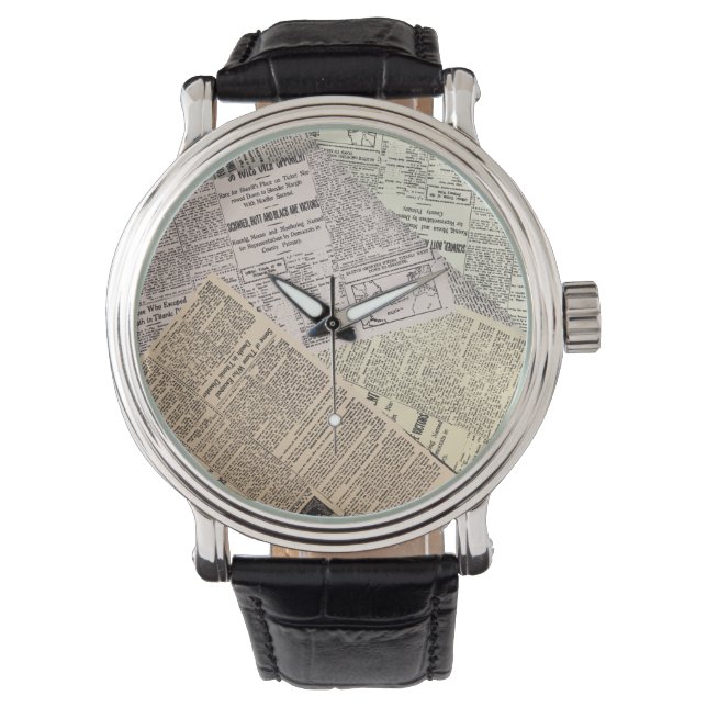 Newspaper Reporter Watch (Front)