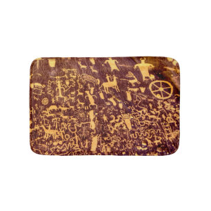 Newspaper Rock American Indian Utah Bath Mat