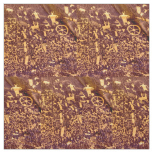Newspaper Rock American Indian Utah Fabric