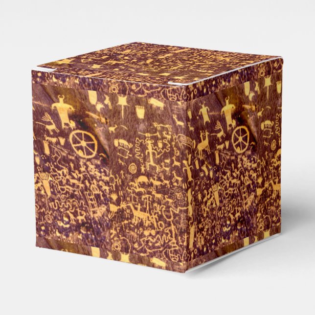 Newspaper Rock American Indian Utah Favor Boxes (Front Side)