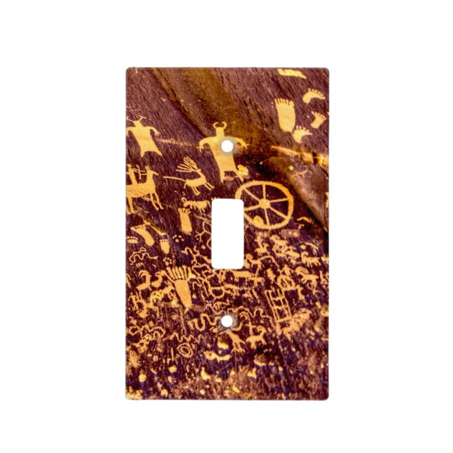 Newspaper Rock American Indian Utah Light Switch Cover (Front)