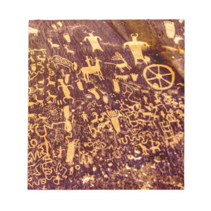 Newspaper Rock American Indian Utah Notepad
