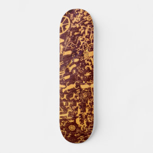 Newspaper Rock American Indian Utah Skateboard