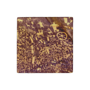 Newspaper Rock American Indian Utah Stone Magnet