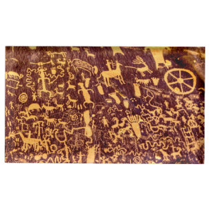 Newspaper Rock American Indian Utah Table Card Holder