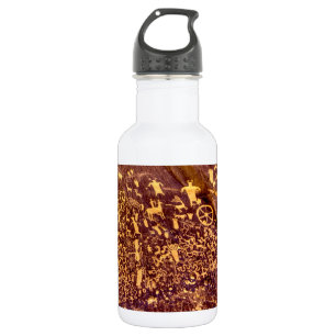 Newspaper Rock American Indian Utah Water Bottle