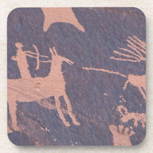 Newspaper Rock, S.P., UT Near Monticello. Drink Coaster