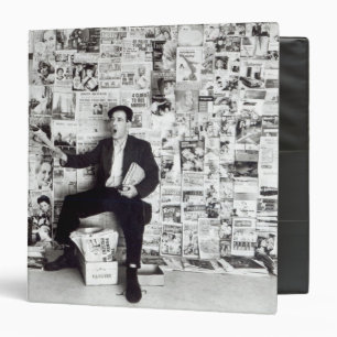 Newspaper salesman, c.1960 binder