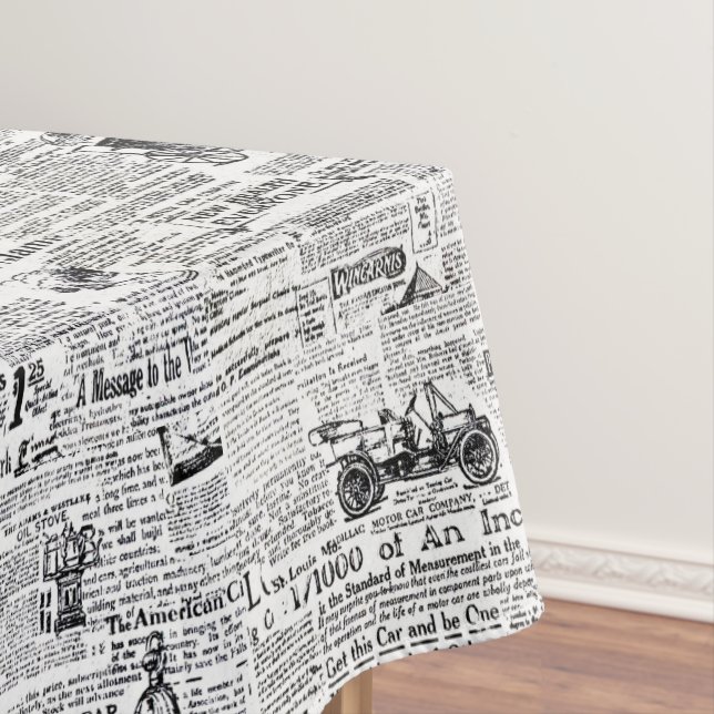 Newspaper Tablecloth (In Situ)