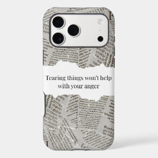 Newspaper Tear iPhone 17 Pro Max Case