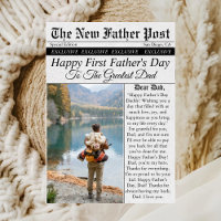 Newspaper Unique Fun Photo First Father's Day