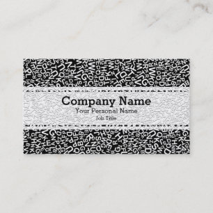 Newspaper Writer Professional Reporter Business Card