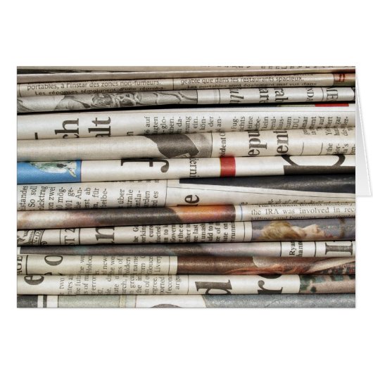 Newspapers Cards (Front Horizontal)