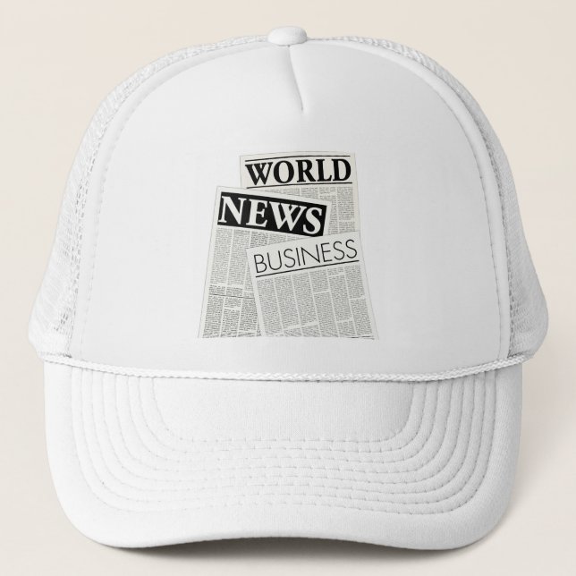 Newspapers Trucker Hat (Front)
