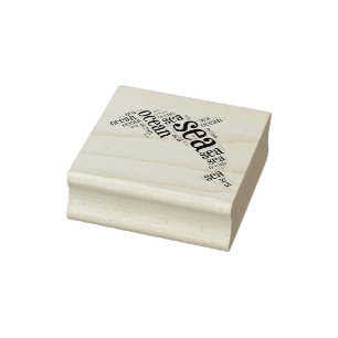 newsprint letter dolphin art stamp