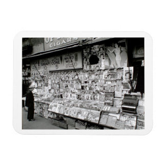 Newsstand, Vintage Inspired 1950s Magnet