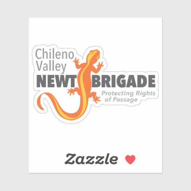 Newt Brigade Custom Cut Vinyl Sticker (Sheet)