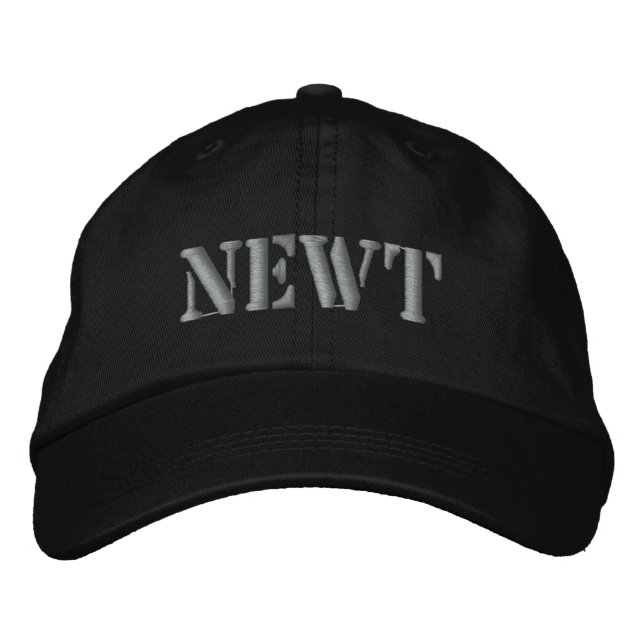 NEWT EMBROIDERED BASEBALL HAT (Front)