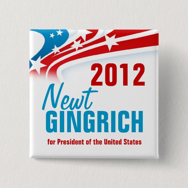 Newt Gingich Button (Front)