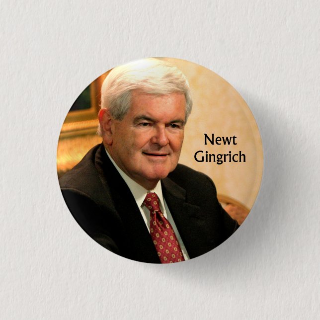 Newt Gingrich Button (Front)