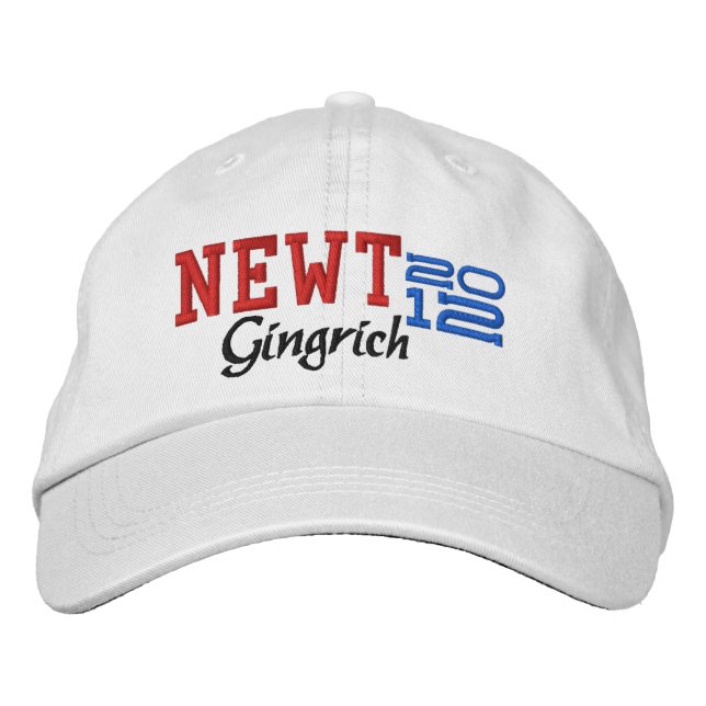 Newt Gingrich Twenty Twelve 2012 Embroidered Baseball Hat (Front)