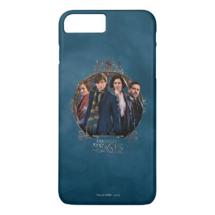 NEWT SCAMANDER™ and Company Art Nouveau Frame iPhone 8 Plus/7 Plus Case