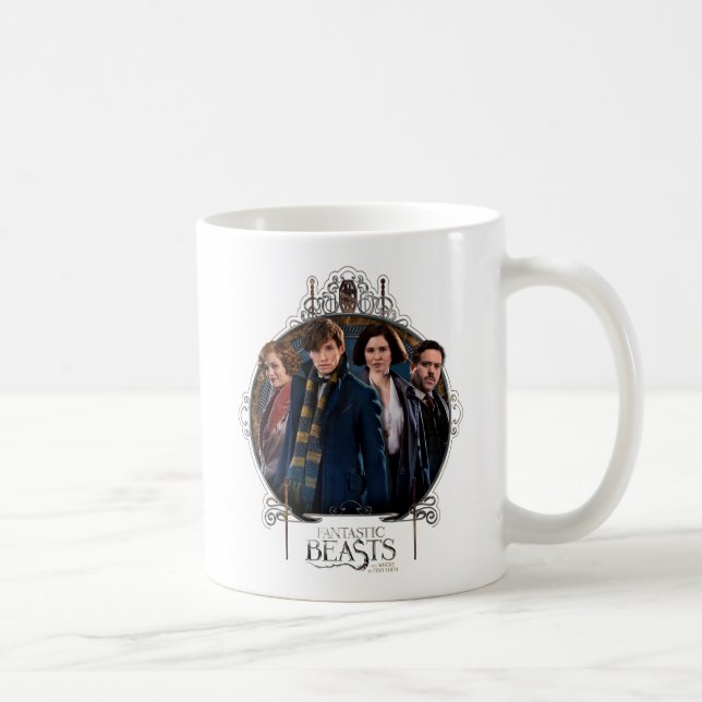 NEWT SCAMANDER™ and Company Art Nouveau Frame Coffee Mug (Right)