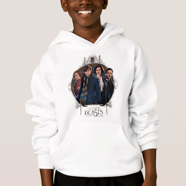 NEWT SCAMANDER™ and Company Art Nouveau Frame Hoodie (Front)