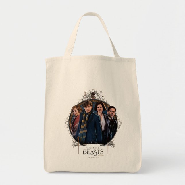 NEWT SCAMANDER™ and Company Art Nouveau Frame Tote Bag (Front)