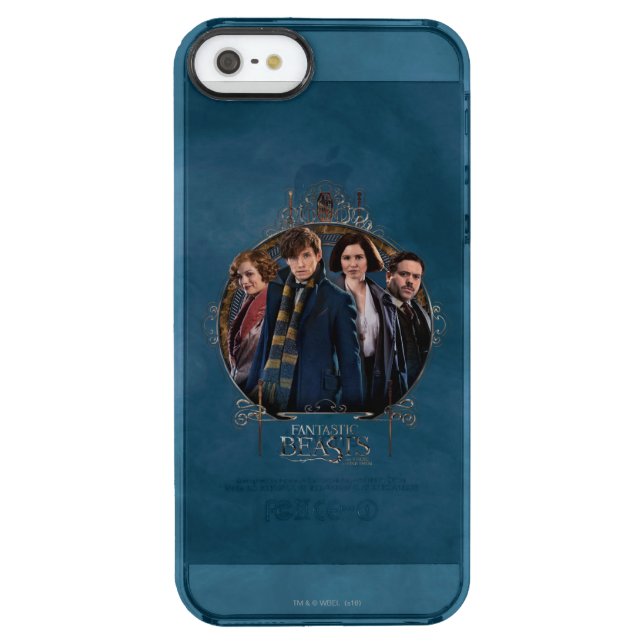 NEWT SCAMANDER™ and Company Art Nouveau Frame Uncommon iPhone Case (Back)