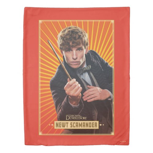 Newt Scamander Character Graphic Duvet Cover