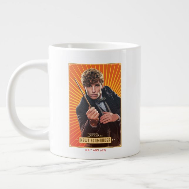 Newt Scamander Character Graphic Giant Coffee Mug (Left)