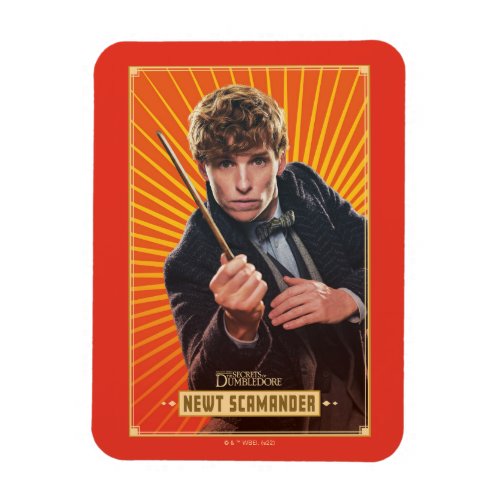 Newt Scamander Character Graphic Magnet