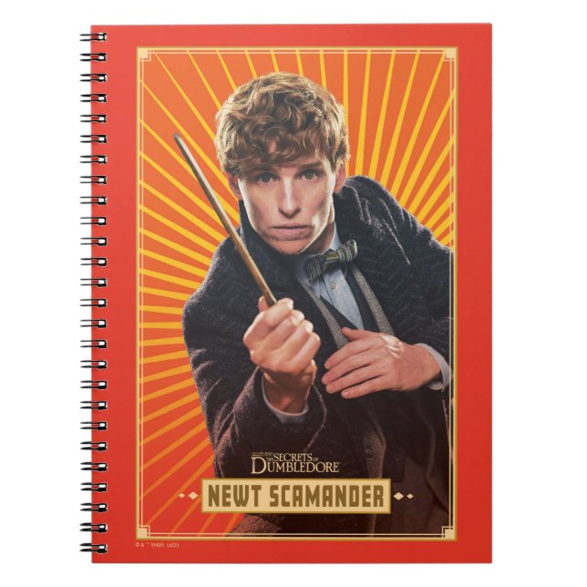 Newt Scamander Character Graphic Notebook (Front)