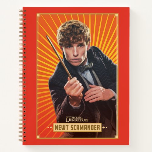 Newt Scamander Character Graphic Notebook