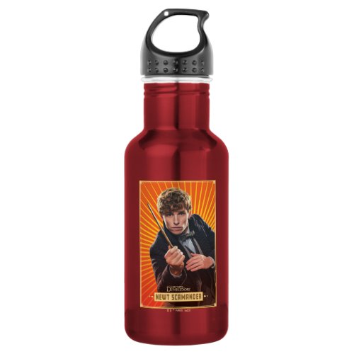 Newt Scamander Character Graphic Stainless Steel Water Bottle