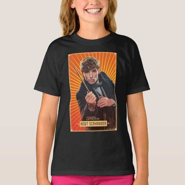 Newt Scamander Character Graphic T-Shirt (Front)