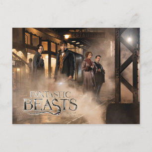 NEWT SCAMANDER™ & Co. At The Train Station Postcard