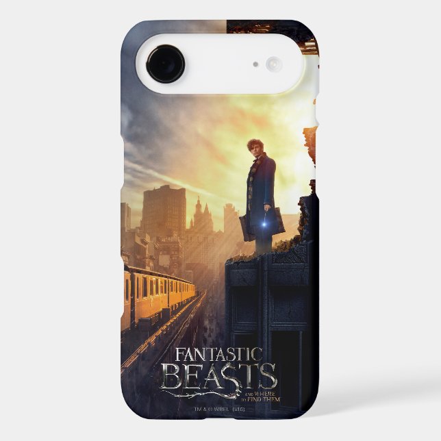 NEWT SCAMANDER™ in Destroyed Building Case-Mate iPhone Case (Back)