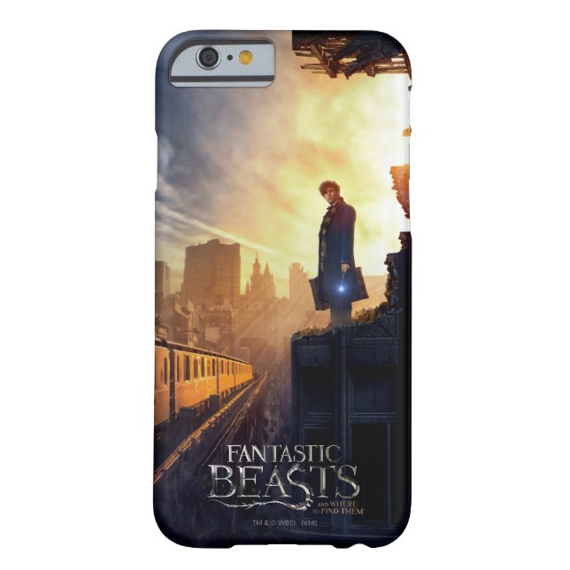 NEWT SCAMANDER™ in Destroyed Building Case-Mate iPhone Case (Back)