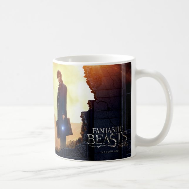 NEWT SCAMANDER™ in Destroyed Building Coffee Mug (Right)