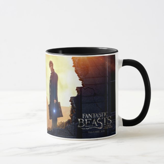 NEWT SCAMANDER™ in Destroyed Building Mug (Right)