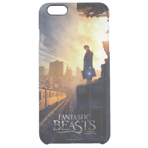 NEWT SCAMANDERâ in Destroyed Building Clear iPhone 6 Plus Case